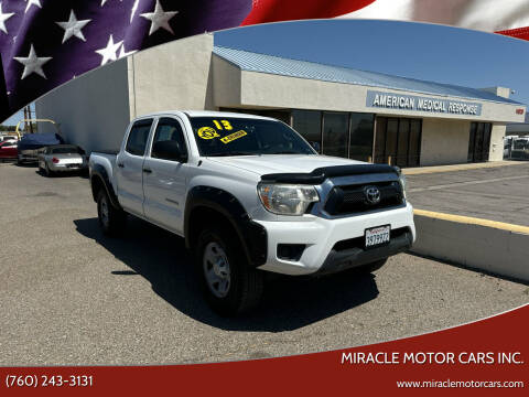 2013 Toyota Tacoma for sale at Miracle Motor Cars Inc. in Victorville CA