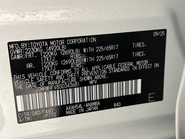 2025 Toyota RAV4 Hybrid XLE