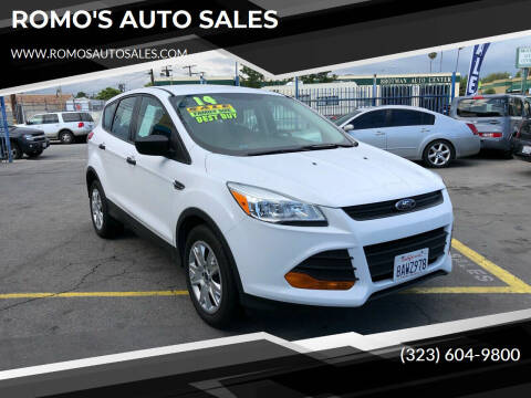 2014 Ford Escape for sale at ROMO'S AUTO SALES in Los Angeles CA