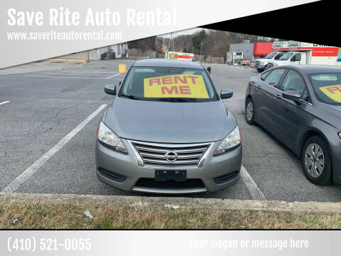 2013 Nissan Sentra for sale at Save Rite Auto Rental in Randallstown MD
