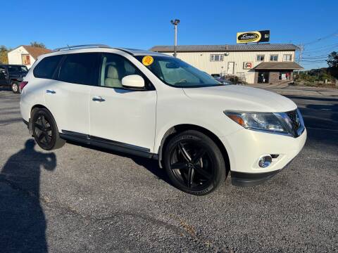 2014 Nissan Pathfinder for sale at Riverside Auto Sales & Service in Portland ME