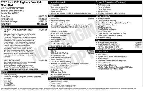 2026 RAM 1500