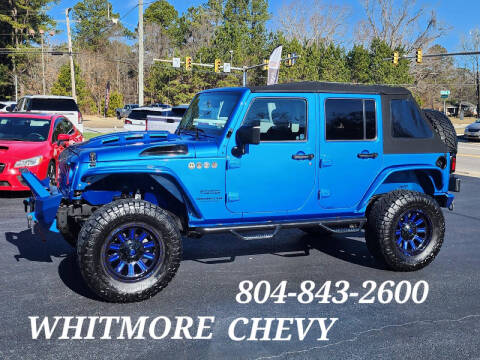 2016 Jeep Wrangler Unlimited for sale at Whitmore Chevrolet in West Point VA