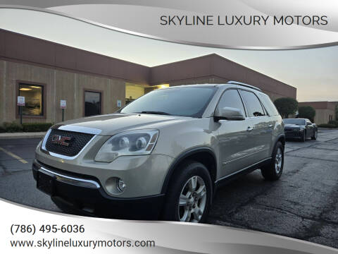 2009 GMC Acadia for sale at Skyline Luxury Motors in Buffalo Grove IL