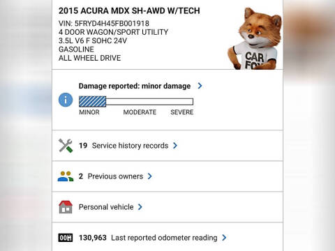 2015 Acura MDX SH-AWD w/Tech
