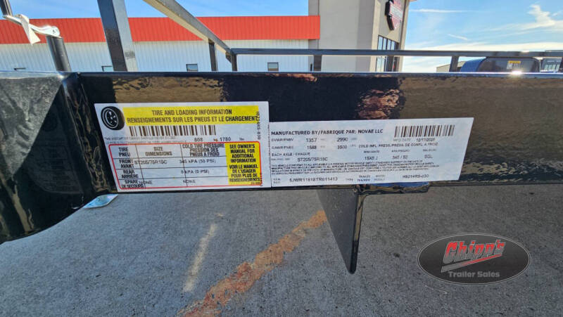 2026 H&H Trailers 82x14 Rail Side