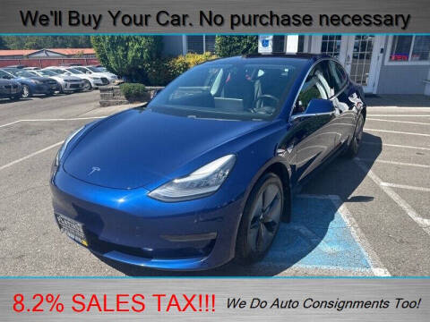 2019 Tesla Model 3 for sale at Platinum Autos in Woodinville WA