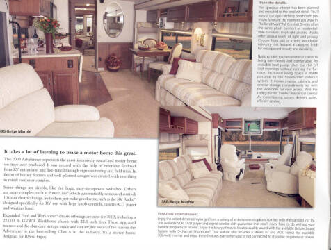 2003 Winnebago Adventurer