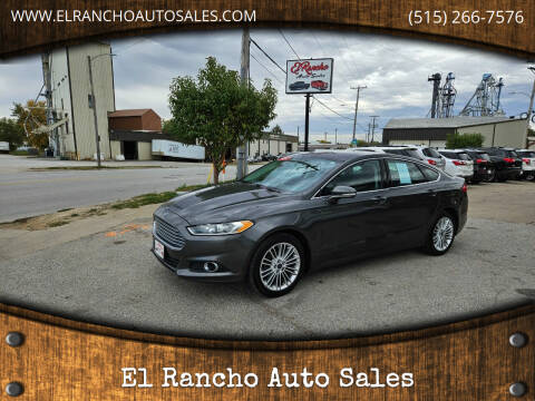 2016 Ford Fusion for sale at El Rancho Auto Sales in Des Moines IA