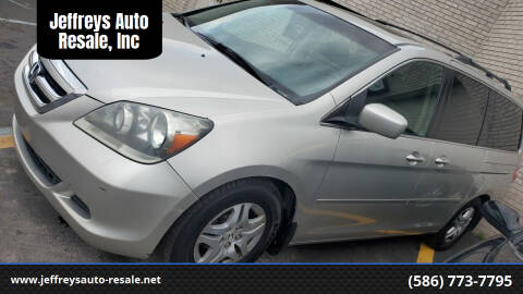 2007 Honda Odyssey for sale at Jeffreys Auto Resale, Inc in Clinton Township MI