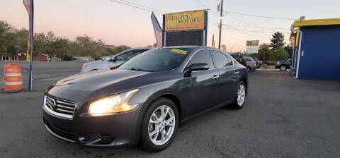 2013 Nissan Maxima for sale at Quality Motors in Sun Valley NV