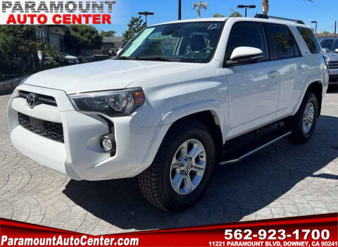 2020 Toyota 4Runner for sale at PARAMOUNT AUTO CENTER in Downey CA