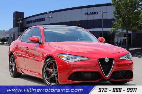 2018 Alfa Romeo Giulia for sale at HILINE MOTORS in Plano TX