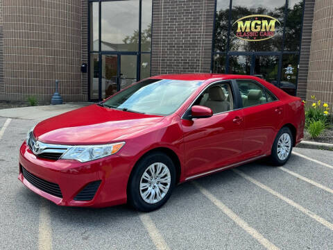 2012 Toyota Camry for sale at MGM CLASSIC CARS in Addison IL