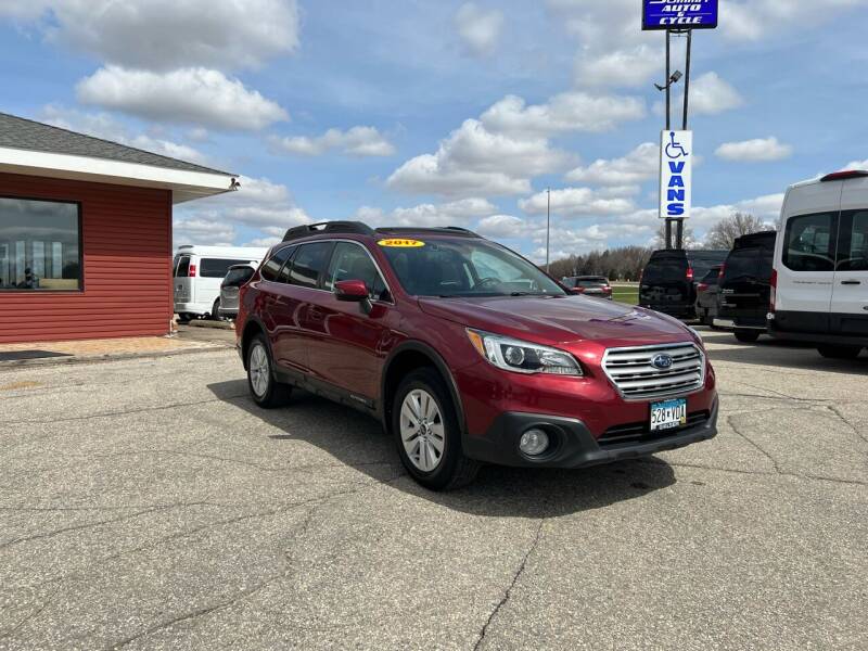 2017 Subaru Outback for sale at Summit Auto & Cycle in Zumbrota MN