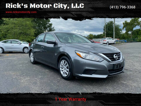 2016 Nissan Altima for sale at Rick's Motor City, LLC in Springfield MA