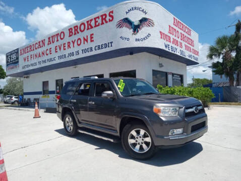 2013 Toyota 4Runner for sale at American Auto Brokers in West Palm Beach FL