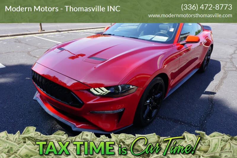 2019 Ford Mustang for sale at Modern Motors - Thomasville INC in Thomasville NC