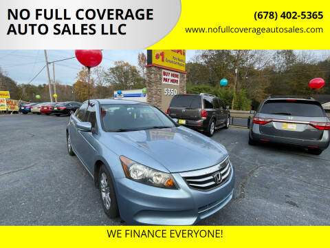 2012 Honda Accord for sale at NO FULL COVERAGE AUTO SALES LLC in Austell GA