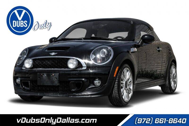 2012 MINI Cooper Coupe for sale at VDUBS ONLY in Plano TX