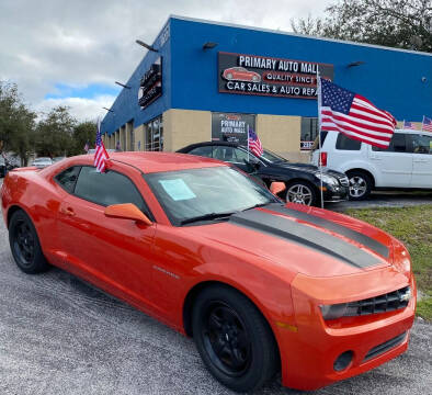 2013 Chevrolet Camaro for sale at Primary Auto Mall in Fort Myers FL