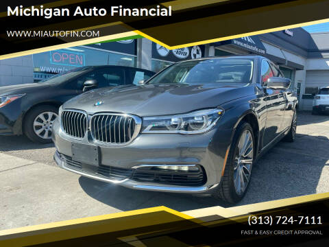 2016 BMW 7 Series for sale at Michigan Auto Financial in Dearborn MI