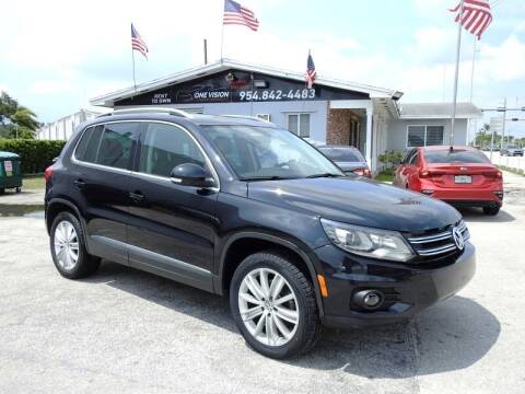 2016 Volkswagen Tiguan for sale at One Vision Auto in Hollywood FL