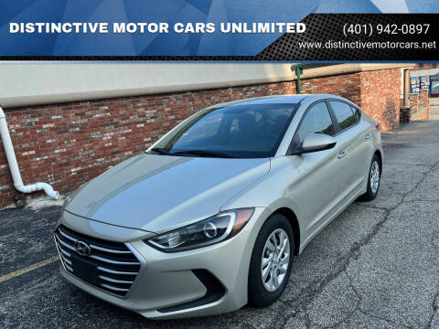 2017 Hyundai Elantra for sale at DISTINCTIVE MOTOR CARS UNLIMITED in Johnston RI