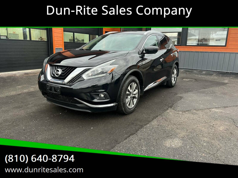 2018 Nissan Murano for sale at Dun-Rite Sales Company in Clio MI