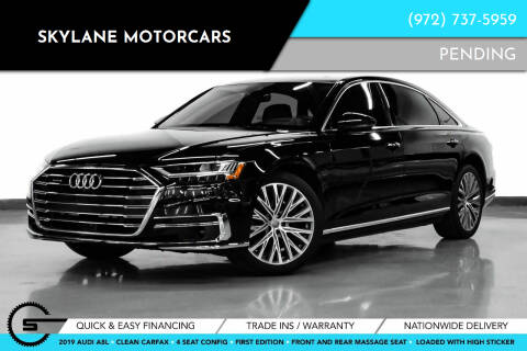 2019 Audi A8 L for sale at Skylane Motorcars in Carrollton TX