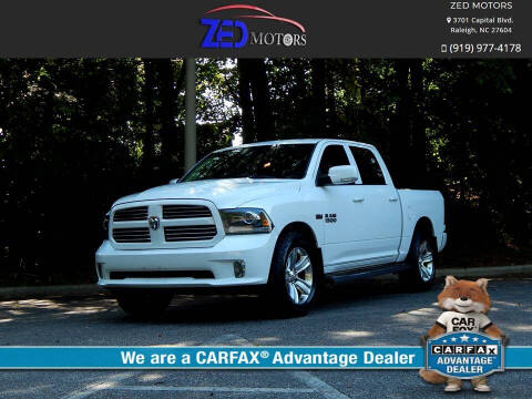 2014 RAM 1500 for sale at Zed Motors in Raleigh NC