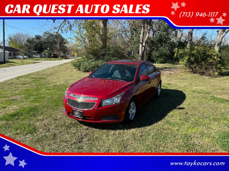 2014 Chevrolet Cruze for sale at CAR QUEST AUTO SALES in Houston TX