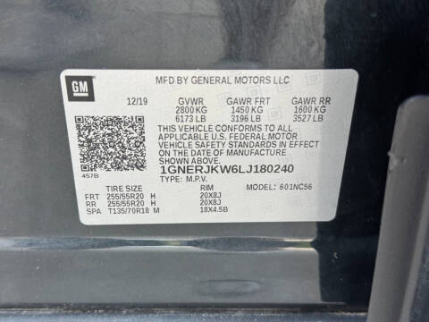 2020 Chevrolet Traverse RS