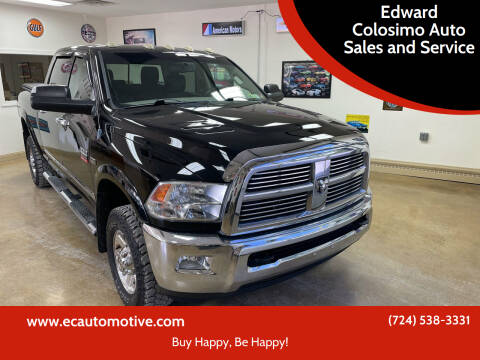 2012 RAM 2500 for sale at Edward Colosimo Auto Sales and Service in Evans City PA