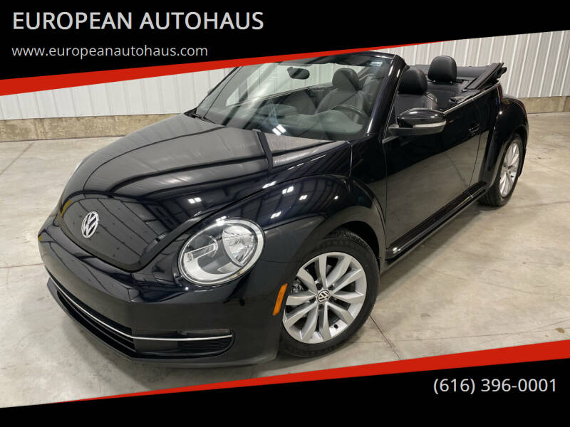 2013 Volkswagen Beetle Convertible for sale at EUROPEAN AUTOHAUS in Holland MI