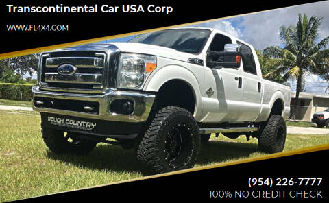 2011 Ford F-250 Super Duty for sale at Transcontinental Car USA Corp in Fort Lauderdale FL