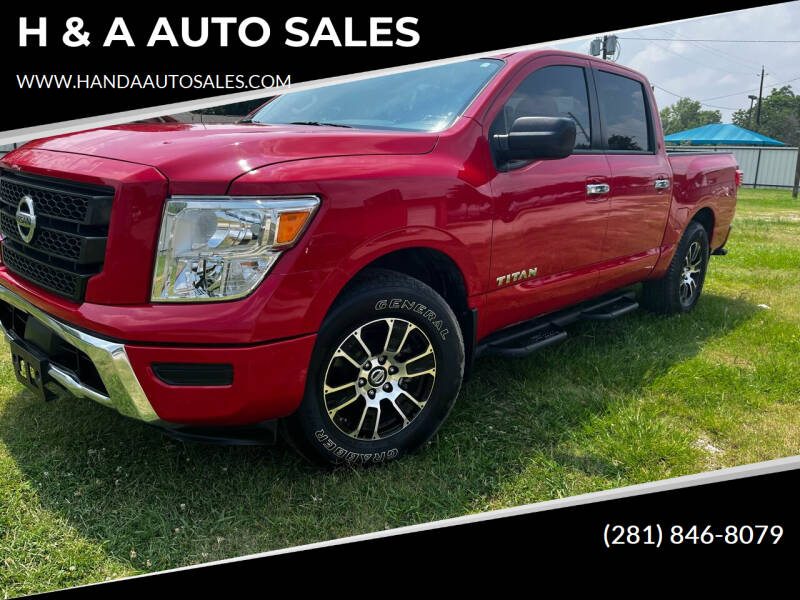 2021 Nissan Titan for sale at H & A AUTO SALES in Houston TX