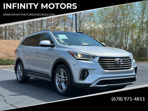 2017 Hyundai Santa Fe for sale at INFINITY MOTORS in Gainesville GA