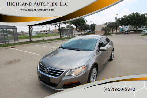 2012 Volkswagen CC for sale at Highland Autoplex, LLC in Dallas TX