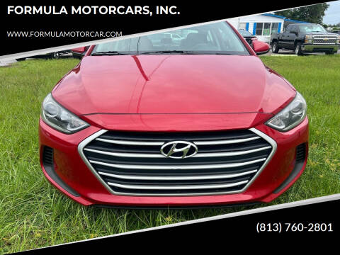 2017 Hyundai Elantra for sale at FORMULA MOTORCARS, INC. in Tampa FL