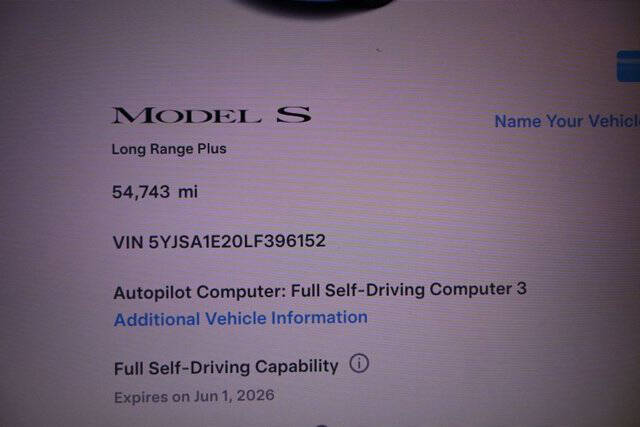 2020 Tesla Model S Long Range Plus