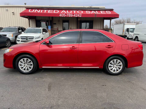2012 Toyota Camry for sale at United Auto Sales in Oklahoma City OK