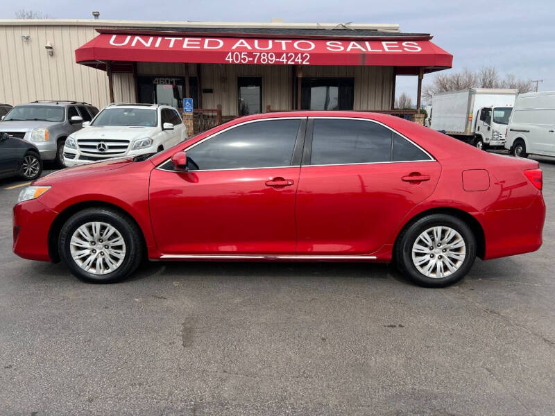 2012 Toyota Camry for sale at United Auto Sales in Oklahoma City OK