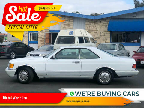 1989 Mercedes-Benz 560-Class for sale at Diesel World Inc in Santa Ana CA