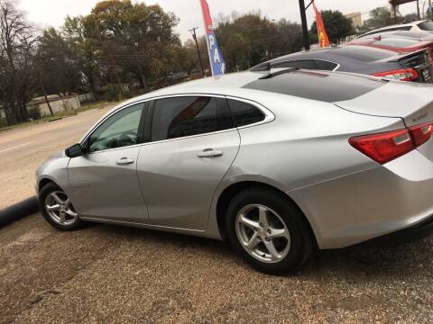 2017 Chevrolet Malibu for sale at R and L Sales of Corsicana in Corsicana TX