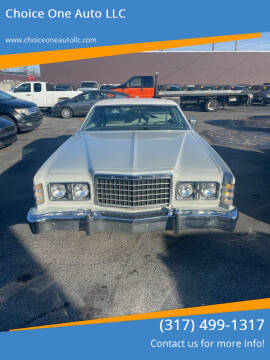 1977 Ford LTD for sale at Choice One Auto LLC in Beech Grove IN