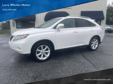 2012 Lexus RX 350 for sale at Larry Whicker Motors in Kernersville NC