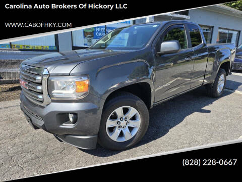 2016 GMC Canyon for sale at Carolina Auto Brokers of Hickory LLC in Newton NC