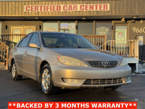 2005 Toyota Camry for sale at CERTIFIED CAR CENTER in Fairfax VA