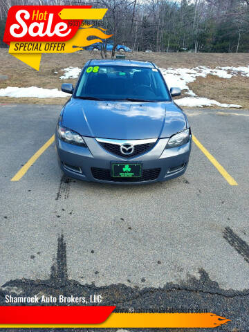 2008 Mazda MAZDA3 for sale at Shamrock Auto Brokers, LLC in Belmont NH